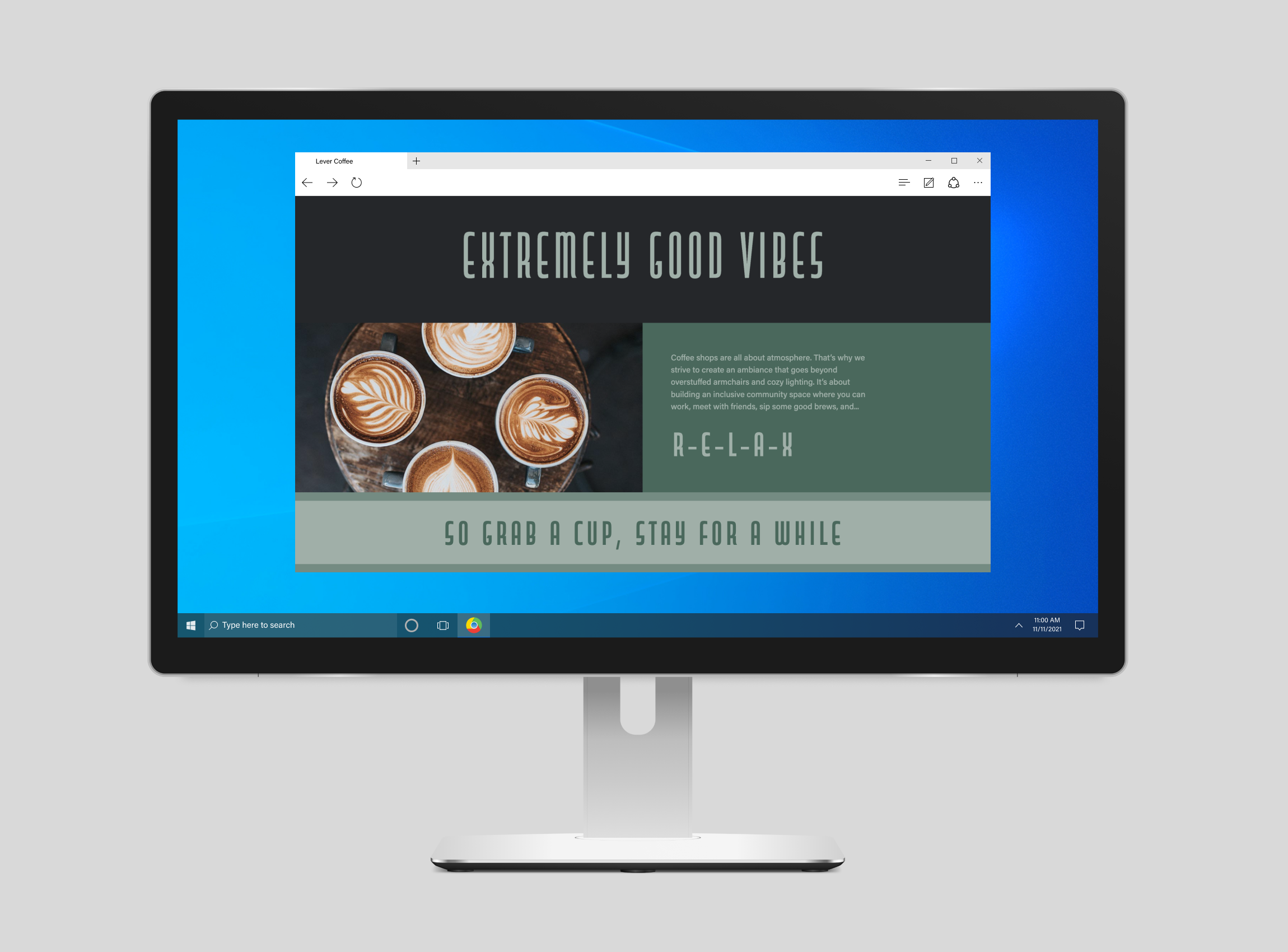Lever Coffee Website